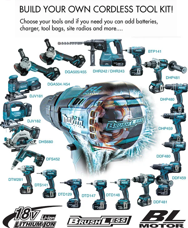 makita build you own cordless kit